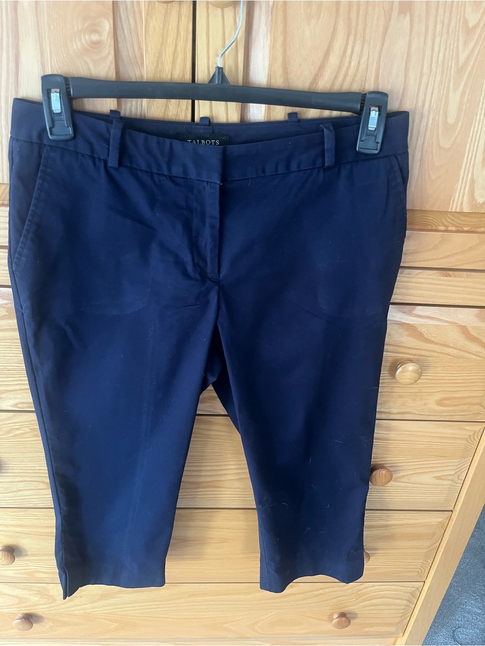 Talbots Navy Petite Trousers